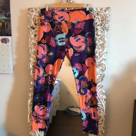 LuLaRoe Pants - Lularoe Disney mickey leggings. Tall and curvy